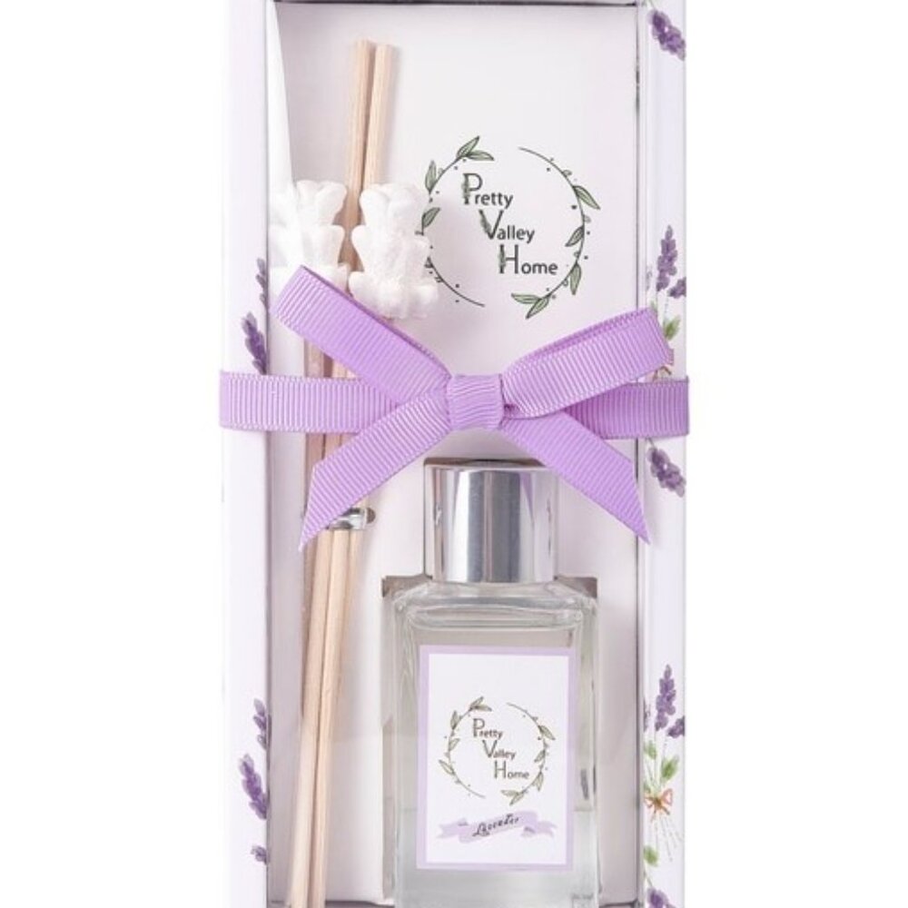 Ceramic Diffuser with Flower - Lavender New